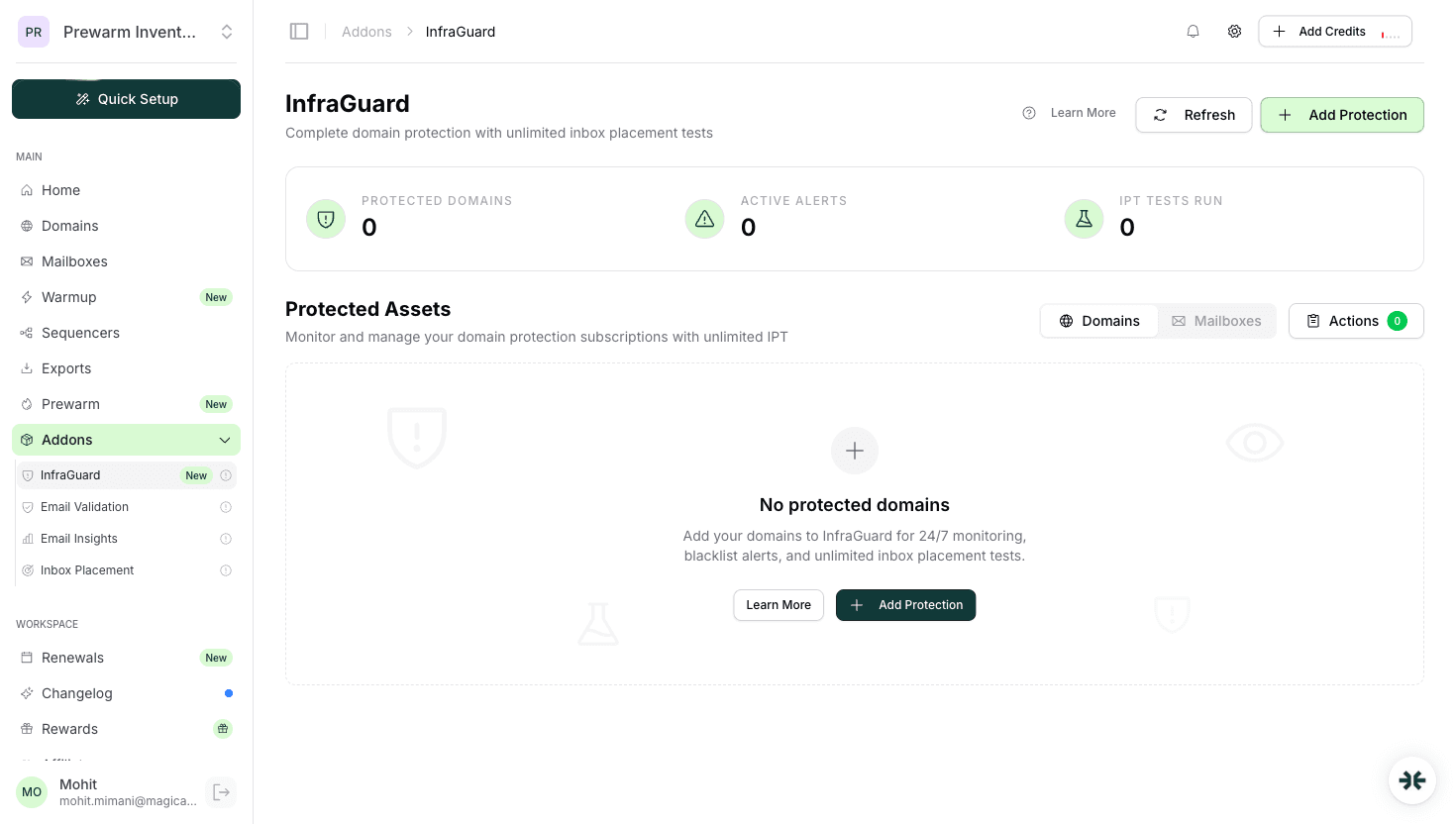 InboxKit InfraGuard deliverability monitoring